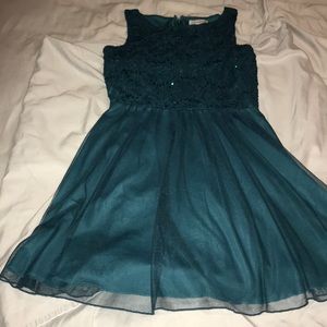 Teal dress